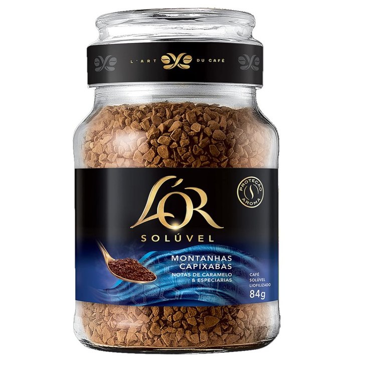 L'or, Café Solúvel Montanhas Capixabas Vidro 84g