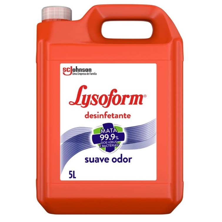 [2 UNIDADES] Lysoform Suave Odor Desinfetante Líquido Limpeza Casa 5L