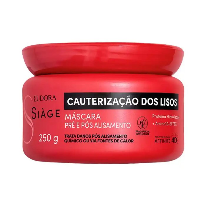 Máscara Capilar Eudora Siàge Cauterização dos Lisos 250g