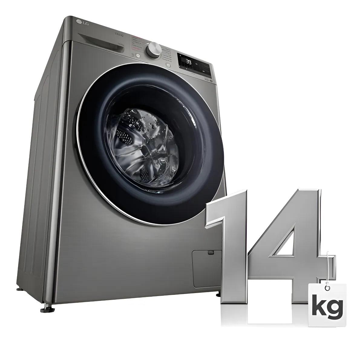 Lava e Seca LG 14KG Inox/Inverter com IA (VC2 - 220V)