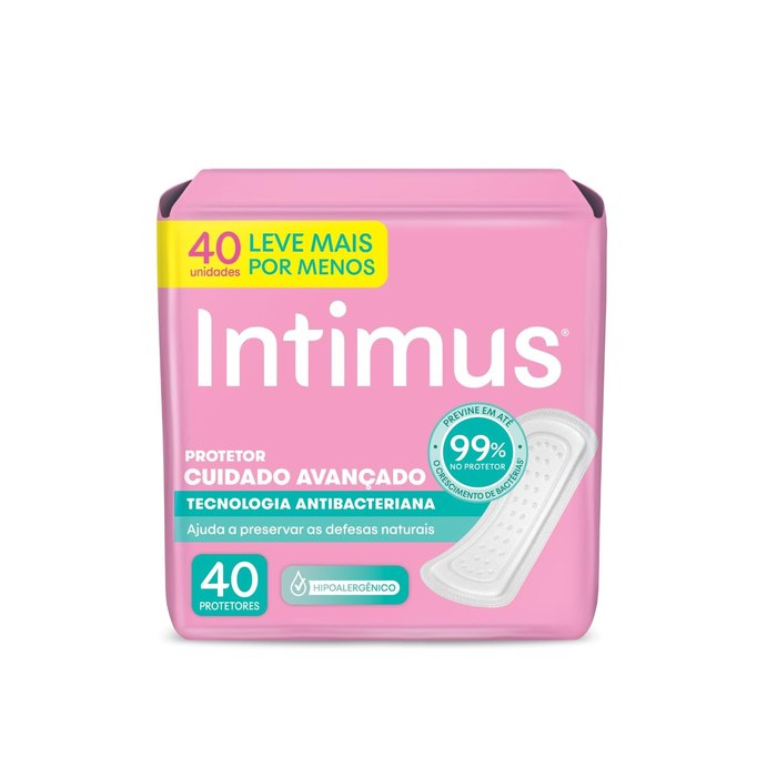 Protetor Diário Intimus Antibacteriana 40 unidades