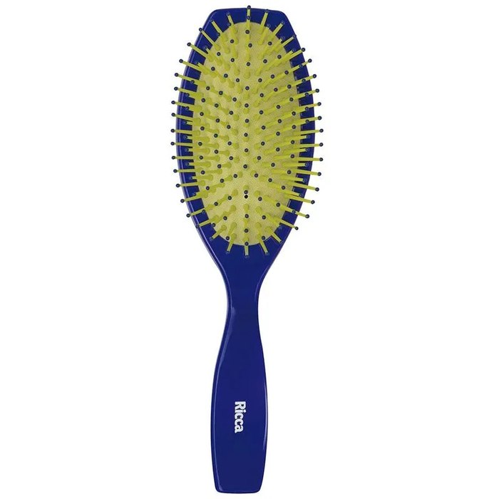 Escova Ricca Oval Blue