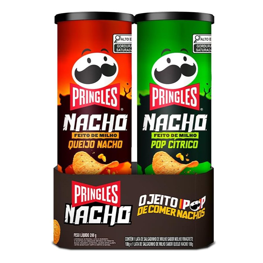 DuoPack Pringles Nacho 200g