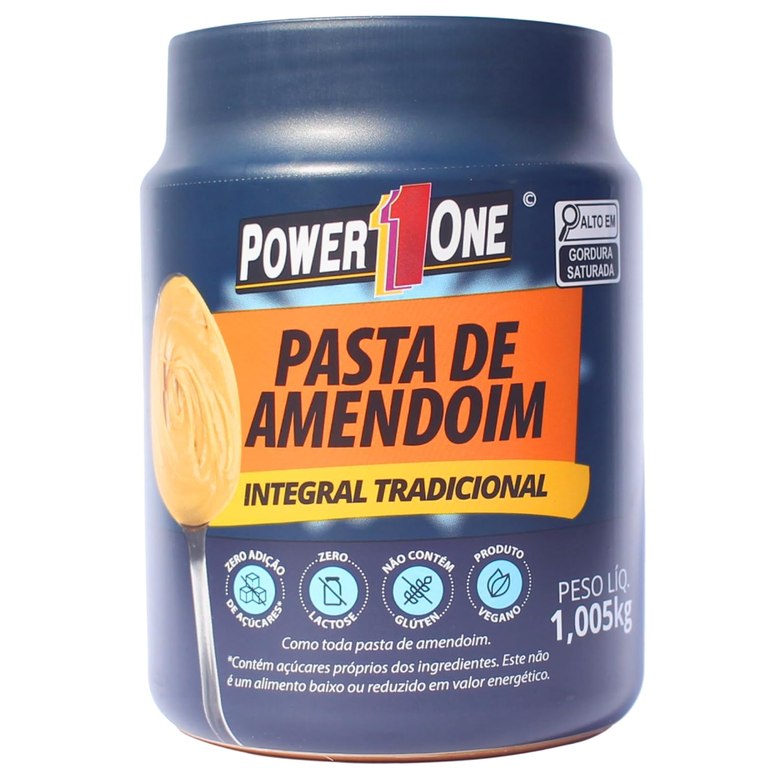 Pasta de Amendoim Tradicional Power1One - 1kg