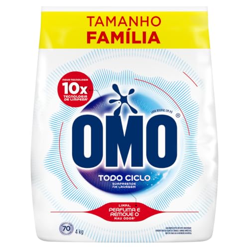 Lava-Roupas em Pó Omo Todo Ciclo, Tamanho Família, 4kg